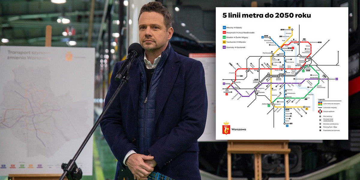 Rafał Trzaskowski, prezydent stolicy: Metro będzie dojeżdżać do 17 z 18 dzielnic.
