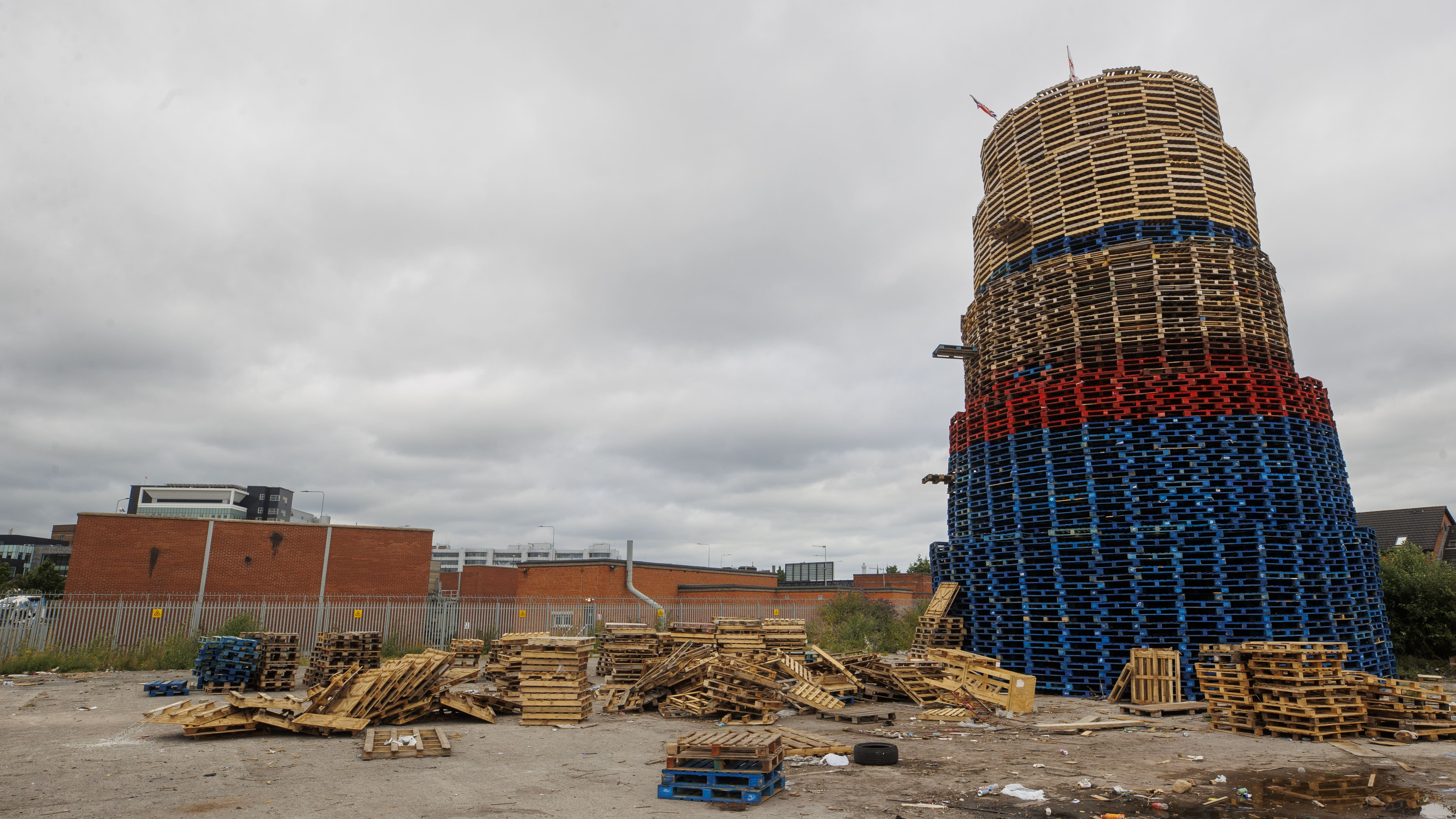 Legal action expected over Belfast bonfire near hospitals