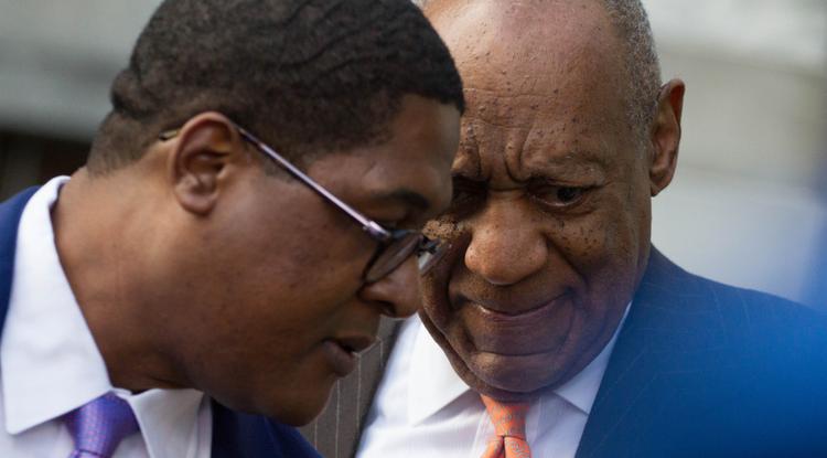 Bill Cosby a szóvivőjével