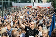 Demonstracja przed siedzibą Sądu Najwyższego.