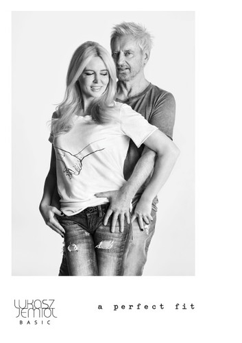 Bogna Sworowska i Rafał Olbiński w walentynkowej kampanii Łukasza Jemioła