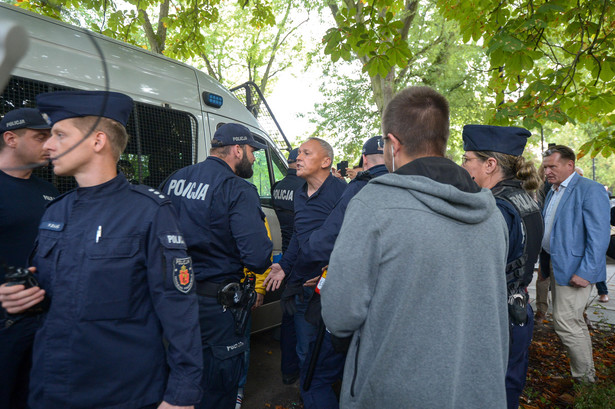 Interwencja policji w Otwocku