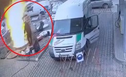 Wybuch na stacji w Zgorzelcu. Przerażające wideo z eksplozji