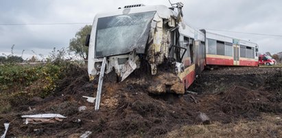 Groźny wypadek szynobusu koło Człuchowa. Kilkanaście osób rannych