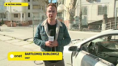 Bublewicz z Odessy: na miasto ciągle spadają rakiety