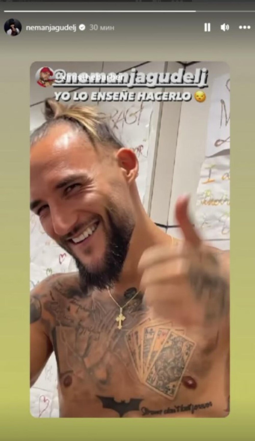 Nemanja Gudelj ne skida osmeh