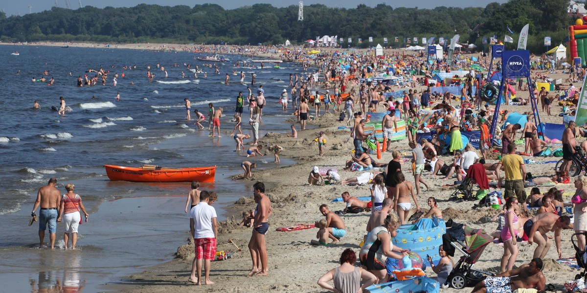 plaża w Brzeźnie