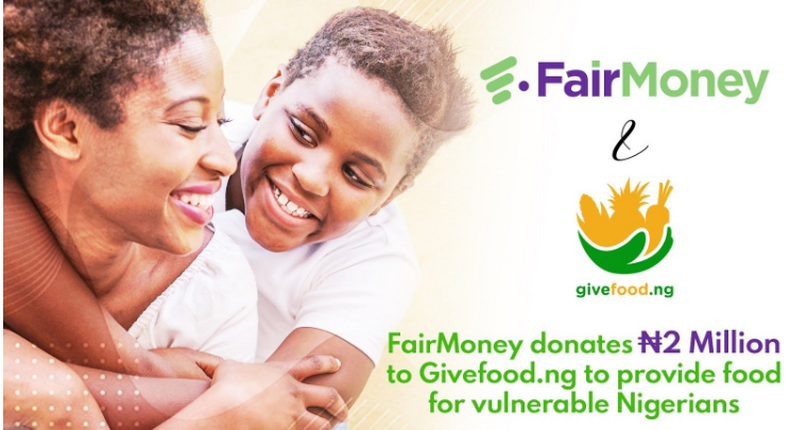 FairMoney donates N2 million to Givefood.ng to provide food for vulnerable Nigerians during this lockdown