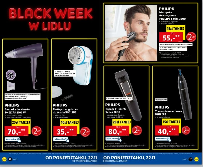 Lidl promocje podczas Black Week 2021