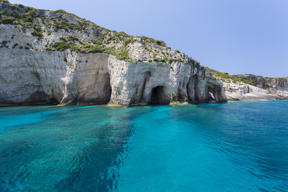 Błękitne Groty na Zakynthos