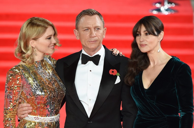 Daniel Craig, Lea Seydoux i Monica Bellucci