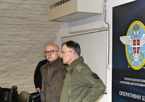 Ministar Vučević u obilasku stalno zadejstvovanih snaga za kontrolu i zaštitu vazdušnog prostora