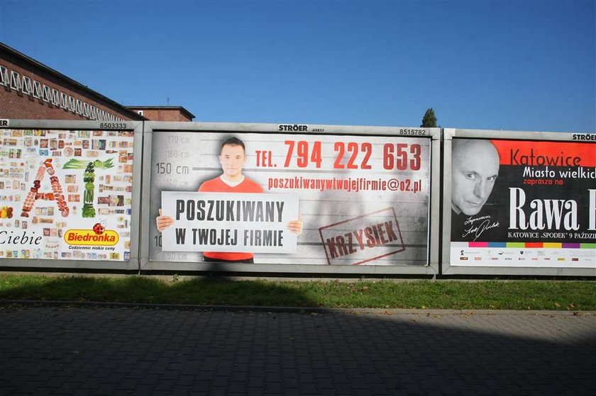 Znalazłem pracę przez billboard