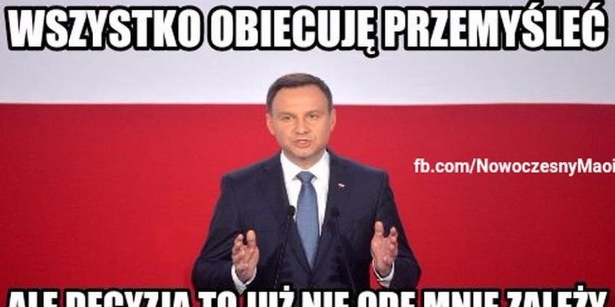 Duda podpisał ustawę o edukacji. Internauci się śmieją MEMY