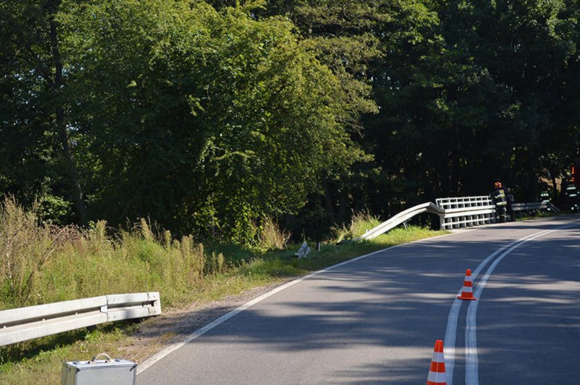 Auto przeleciało nad rzeką. Wyczołgała się o własnych siłach