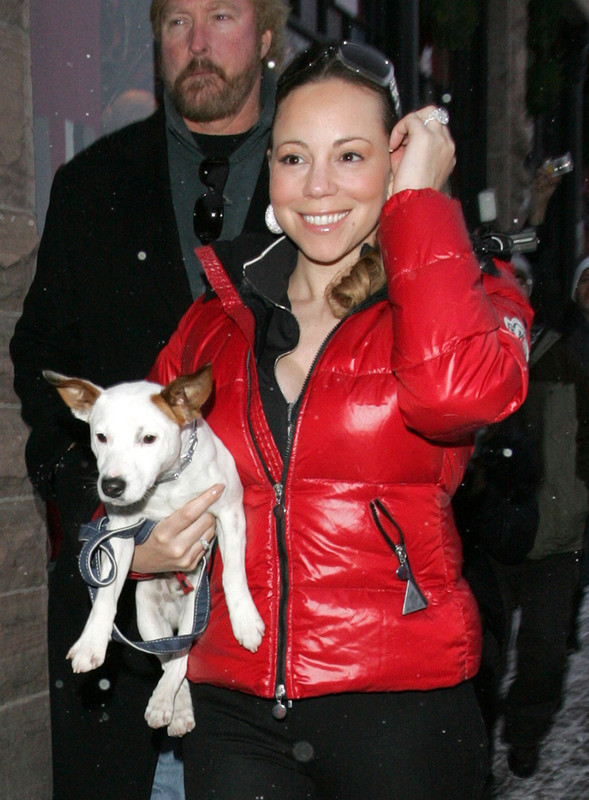 Mariah Carey i jej Jack Russel Terrier