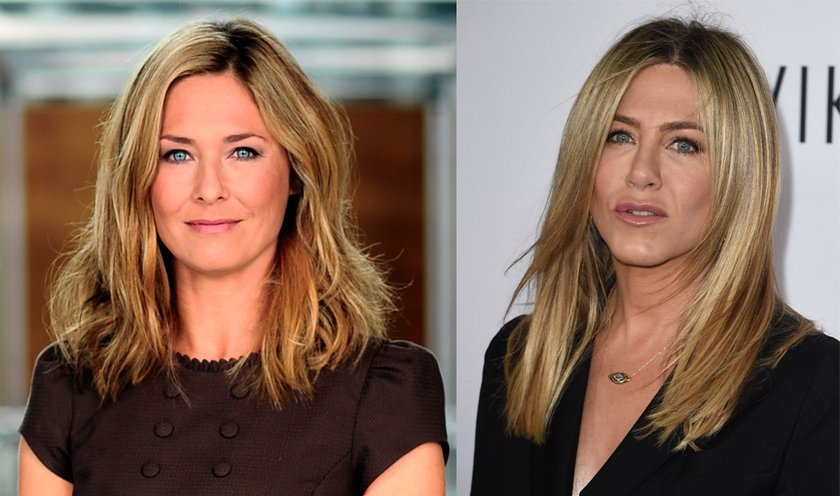 Dorota Naruszewicz i Jennifer Aniston