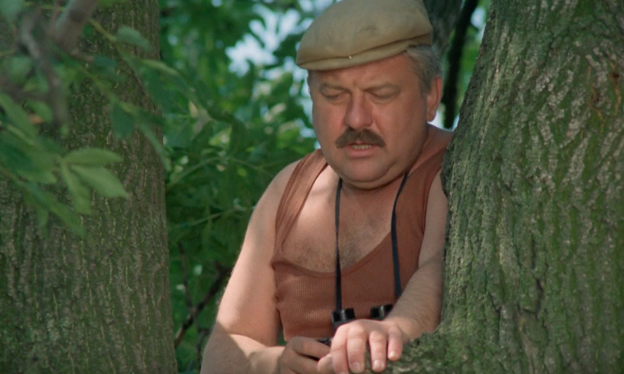 Český herec Josef Karlík vo filme Jak dostat tatínka do polepšovny.