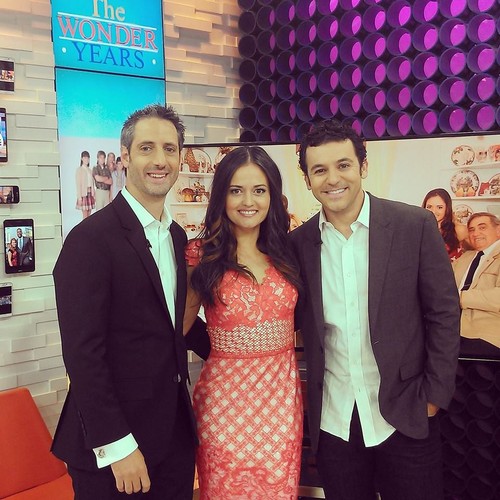 Danica McKellar i jej koledzy z 'Cudownych lat' – Josh Saviano i Fred Savage