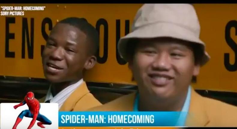 Abraham Attah in Spiderman: Homecoming teaser