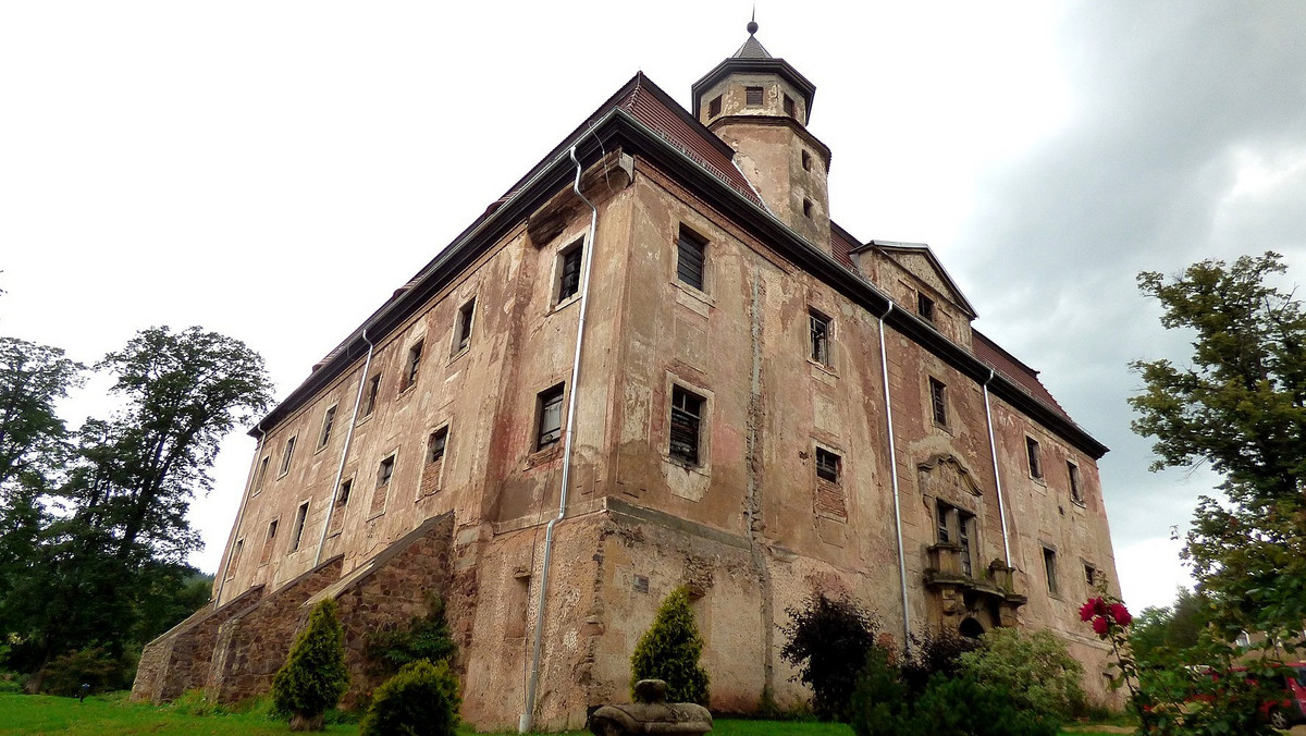 Barokowy pałac w Strudze