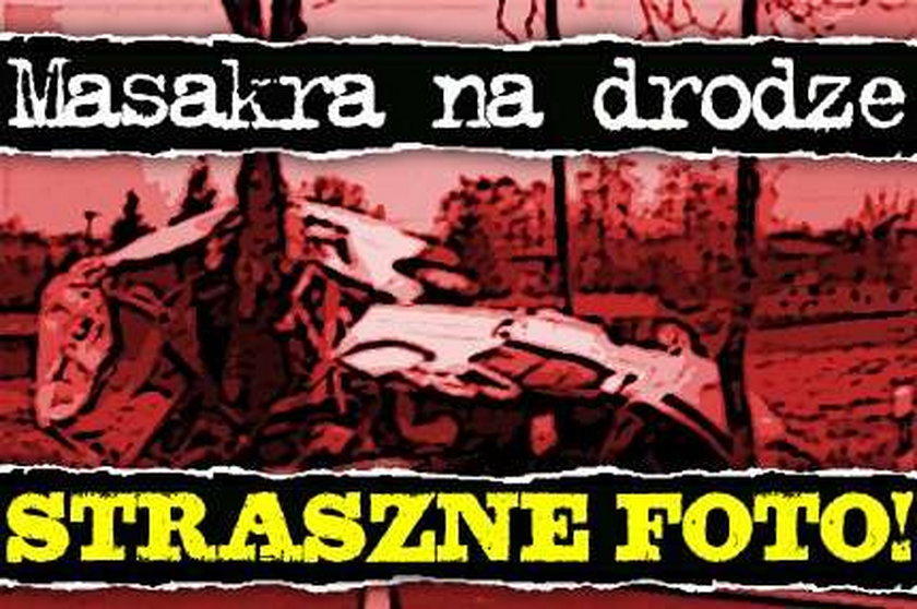 Masakra na drodze. Straszne foto!