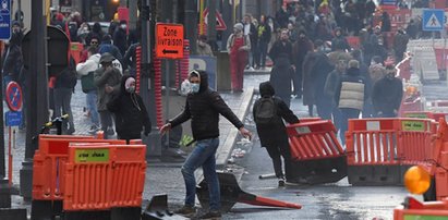 Zamieszki w Liege. Dziewięć osób rannych, zdemolowane sklepy