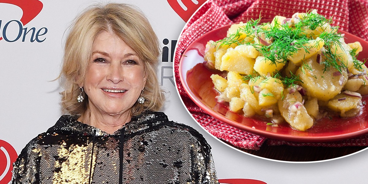 Martha Stewart robi superprostą sałatkę ziemniaczaną. 