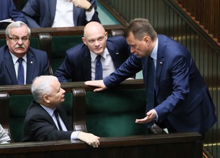 Budka w Sejmie: Dopóki minister Błaszczak jest na sali Polacy są bezpieczni