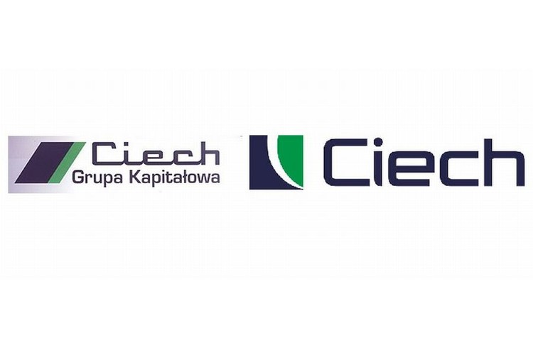 Także chemiczna firma Ciech w swoim nowym logo wyraźnie nawiązywała do poprzedniej stylistyki.