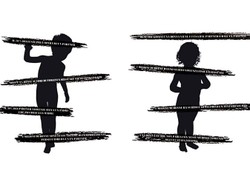 Kat i ofiara o twarzach dzieci