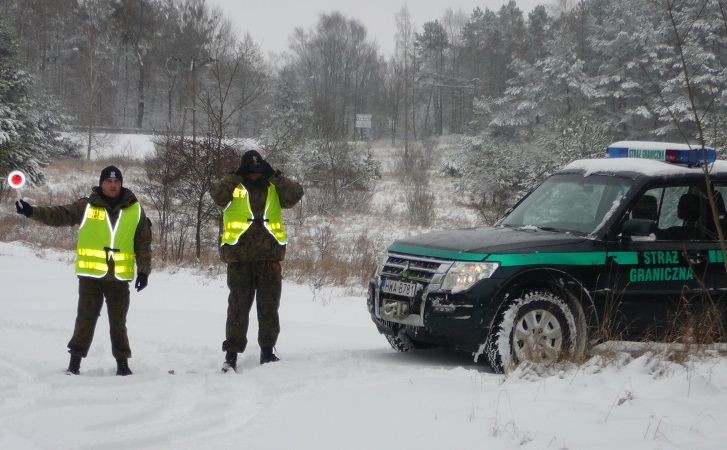 Patrol Straży Granicznej z Węgorzewa