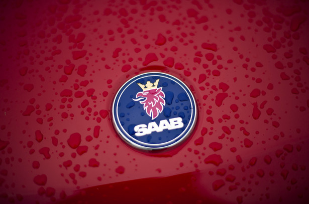 Znak Saab, fot: Erik Abel/Bloomberg