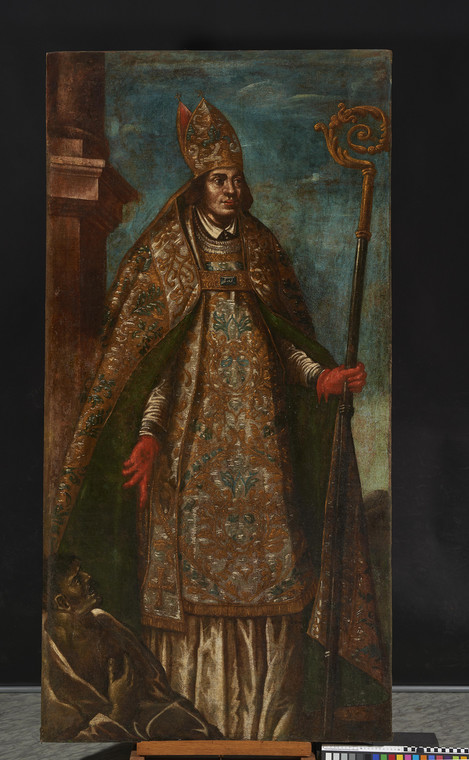 Tomasz Dolabella, Św. Stanisław Biskup z Piotrowinem, 1613–1618, olej, płótno. Kraków, Opactwo Cystersów w Mogile. Fot. Małgorzata Niewiadomska, Andrzej Ring   