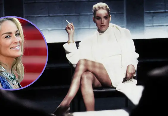 Sharon Stone odtworzyła TĘ scenę z "Nagiego instyktu" w hiszpańskim "Harper’s Bazaar"