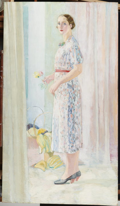 Xawery Dunikowski, "Portret kobiety z bananami" (ok. 1937)