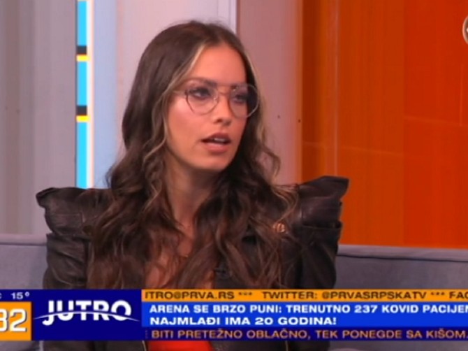 Mirka Vasiljević u emisiji "Jutro" na TV Prva