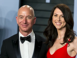 Jeff Bezos i MacKenzie Bezos w marcu 2018 r.