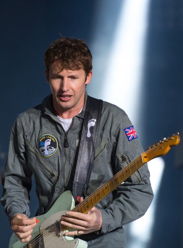 James Blunt podczas występu na festiwalu Wromantic