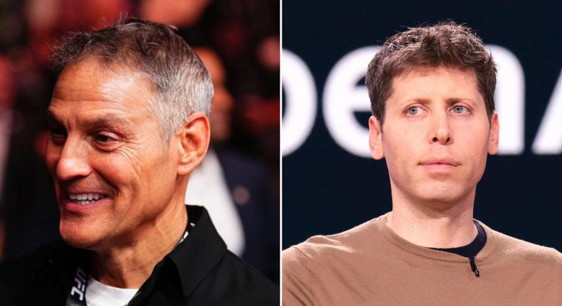 Endeavor CEO Ari Emanuel criticized OpenAI co-founder Sam Altman, calling him a con man who can't be trusted with artificial intellgience.Chris Unger/Zuffa LLC, Jason Redmond/AFP