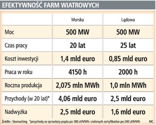 Farmy wiatrowe na Bałtyku najwcześniej za dziesięć lat