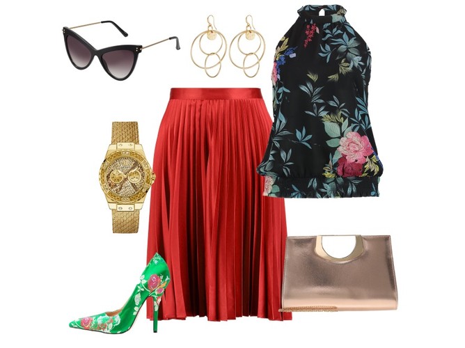 STYLIZACJE z ubraniami w kwiaty