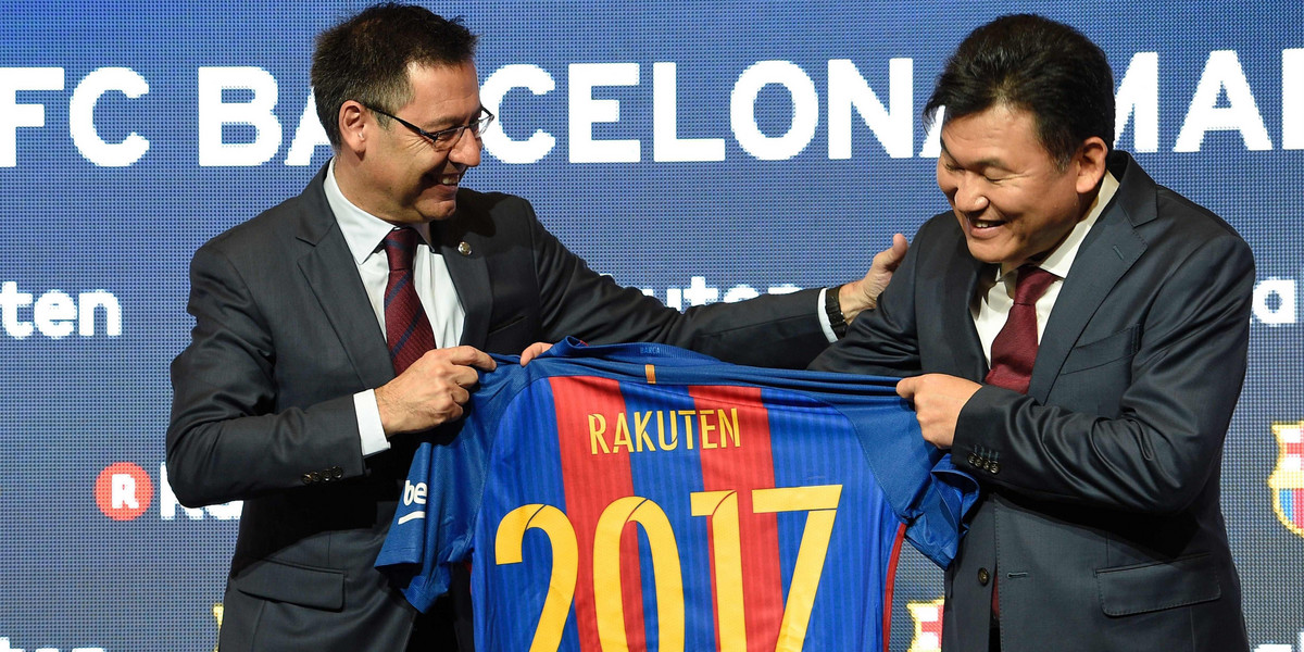 FC Barcelona zarobi gigantyczne pieniądze. Rekordowy kontrakt z firmą Rakuten