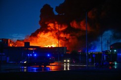 Wielki pożar w Mińsku Mazowieckim. Toksyczny dym i apel do mieszkańców