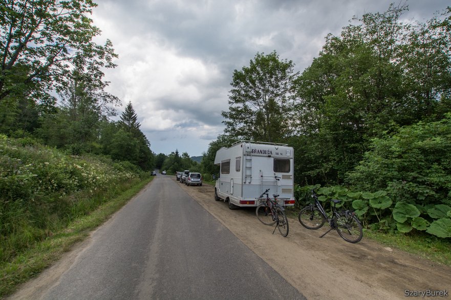 Kamperem na dziko w Bieszczady