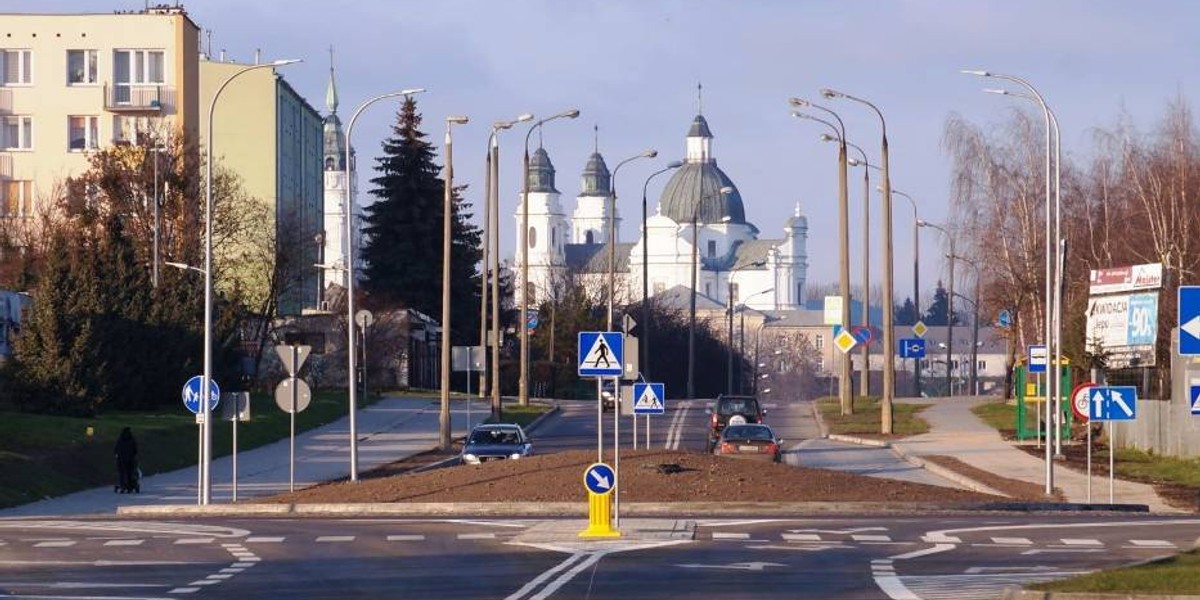 Chełm - jedna z niedawno wyremontowanych ulic tego 64-tys. miasta.