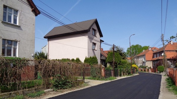 Ulica Promenada po inwestycji MPWIK