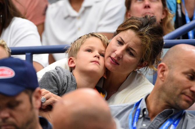 Mirka Federer sa sinom 2019. godine