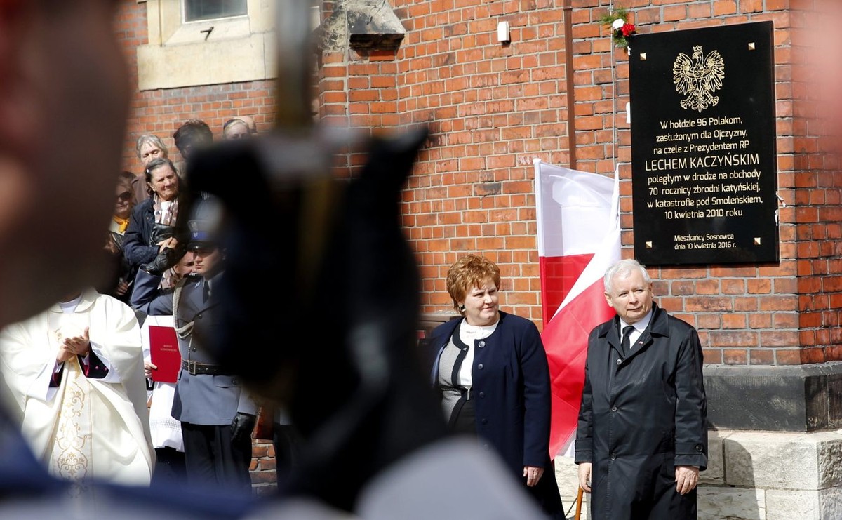 Jarosław Kaczyński w Sosnowcu