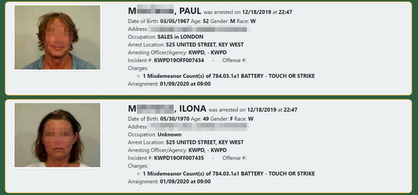 Ilona i Paul M. zostali aresztowani w USA